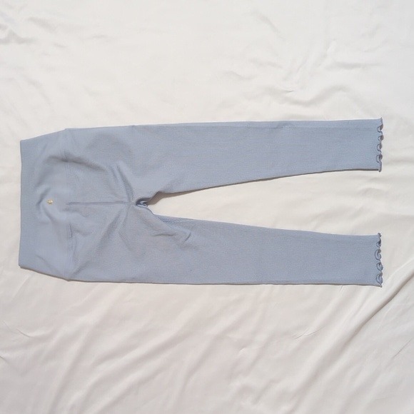 Spiritual Gangster Love Sculpt 7/8 Ruffle Leggings, Color Pastel Blue Size XS/S - Picture 5 of 16